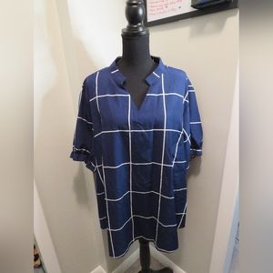 Window Pane Blouse